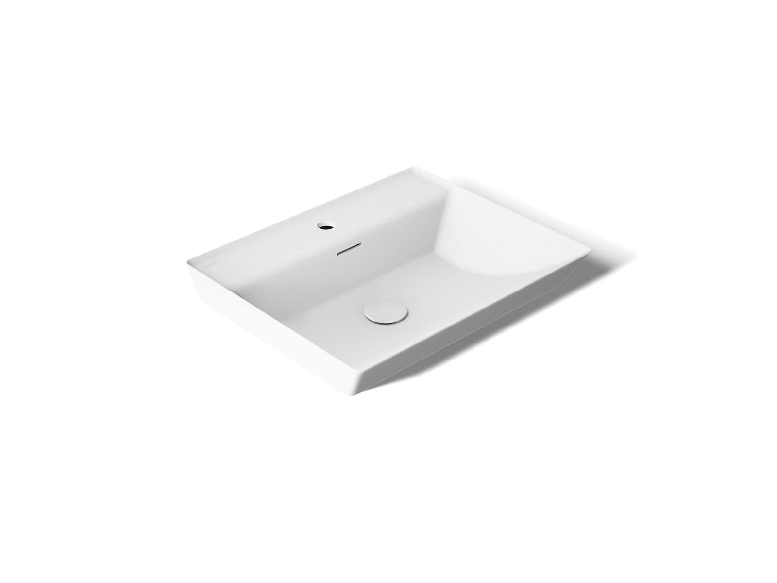 Kohler Brazn 23'' rectangular vessel bathroom sink - White by Kohler