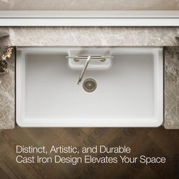 Farmstead 45'' top-/wall-mount single-bowl workstation farmhouse kitchen sink - image 4