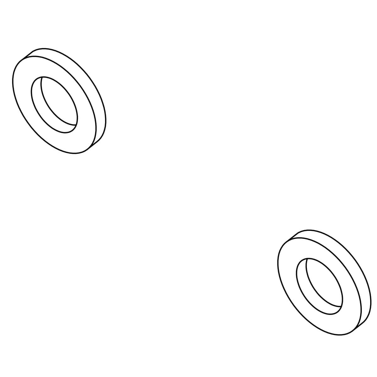 Kohler Genuine Parts Washer, .172 X 7/16 by Kohler Genuine Parts