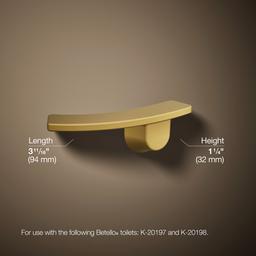 Betello Left-hand trip lever - Vibrant Brushed Moderne Brass - image 4