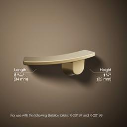 Betello Left-hand trip lever - Vibrant French Gold - image 4