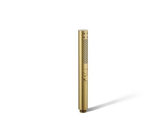 Kohler Shift+ Round two-function handshower, 1.75 gpm - Vibrant Brushed Moderne Brass