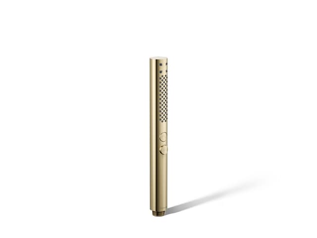 Kohler Shift+ Round two-function handshower, 2.5 gpm - Vibrant French Gold