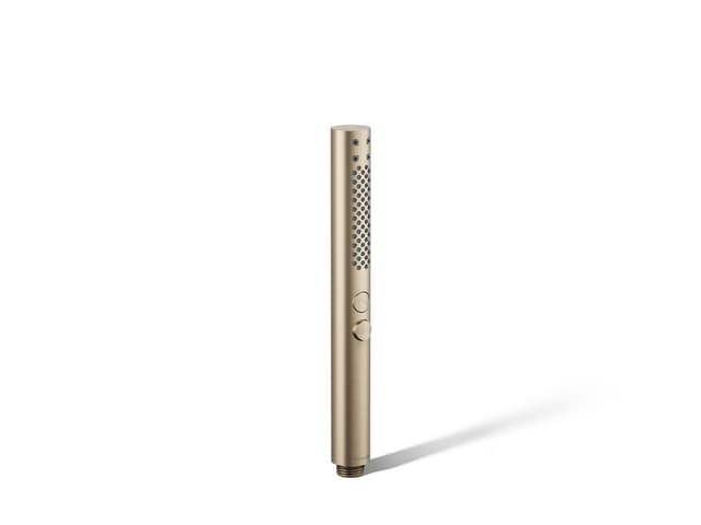 Kohler Shift+ Round two-function handshower, 1.75 gpm - Vibrant Brushed Bronze