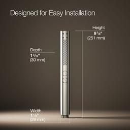 Kohler Shift+ Round two-function handshower, 2.5 gpm - Vibrant Polished Nickel - image 3