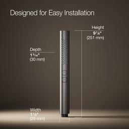 Kohler Shift+ Round two-function handshower, 2.5 gpm - Vibrant Titanium - image 3