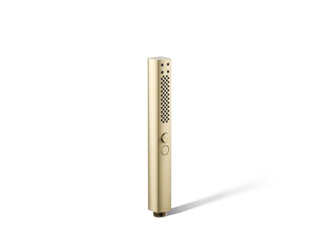 Kohler Shift+ Square two-function handshower, 1.75 gpm - Vibrant French Gold