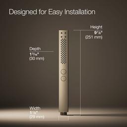 Kohler Shift+ Square two-function handshower, 2.5 gpm - Vibrant Brushed Bronze - image 3