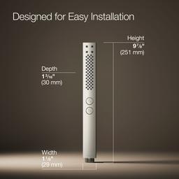 Kohler Shift+ Square two-function handshower, 2.5 gpm - Vibrant Polished Nickel - image 3