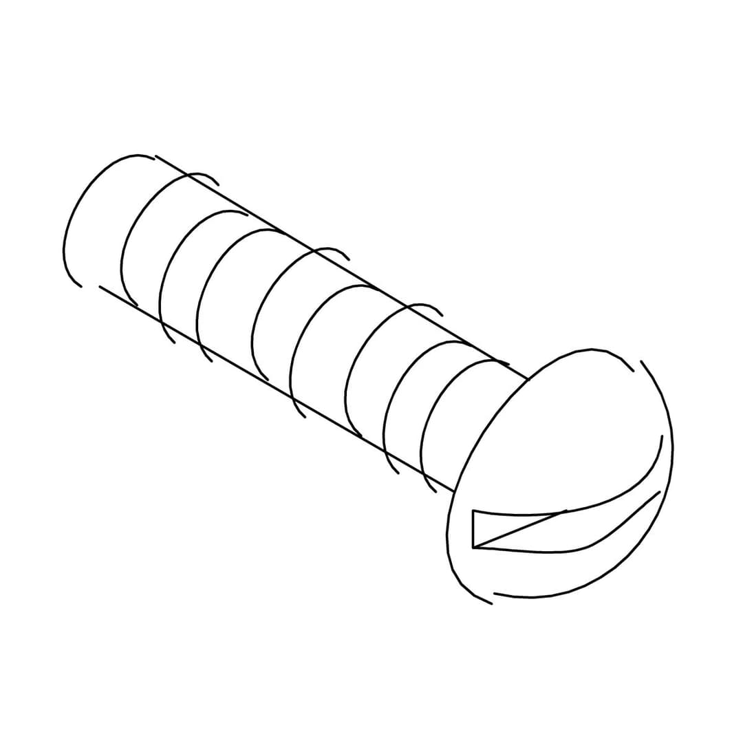 Kohler Genuine Parts Screw 8-32 X 1.125 - Polished Chrome by Kohler Genuine Parts