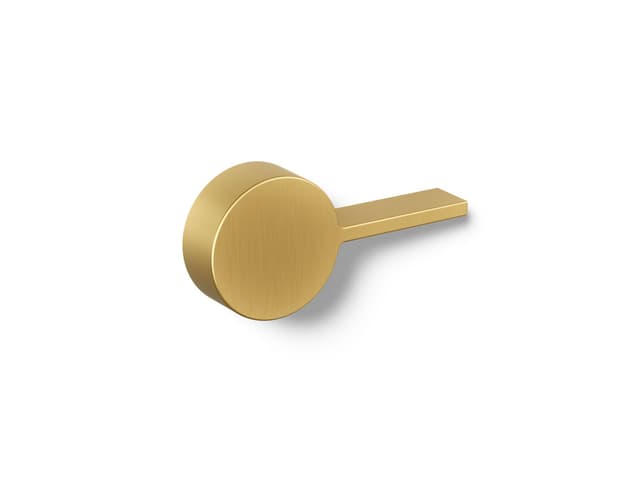 Kohler Reach Left-hand trip lever - Vibrant Brushed Moderne Brass