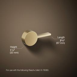 Kohler Reach Left-hand trip lever - Vibrant French Gold - image 3