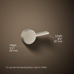 Kohler Reach Left-hand trip lever - Vibrant Brushed Nickel - image 3