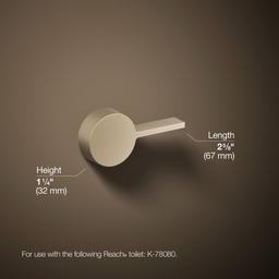 Kohler Reach Left-hand trip lever - Vibrant Brushed Bronze - image 3