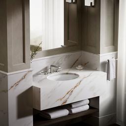 ArtifactsE 21-1/4'' oval undermount bathroom sink - White - image 4