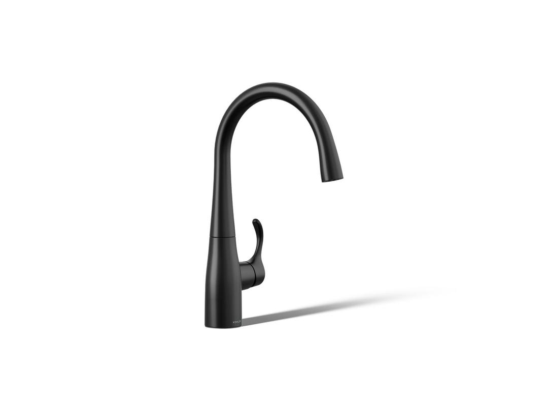 Kohler Simplice Single-handle bar sink faucet - Matte Black by Kohler