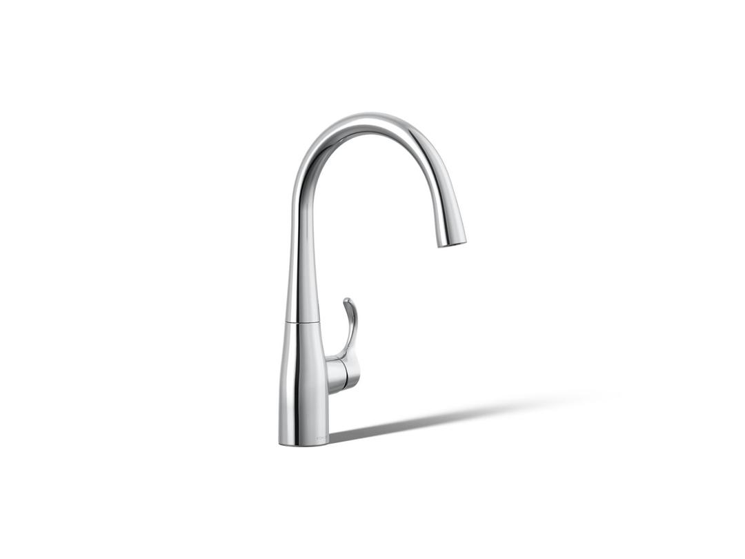 Kohler Simplice Single-handle bar sink faucet - Polished Chrome by Kohler