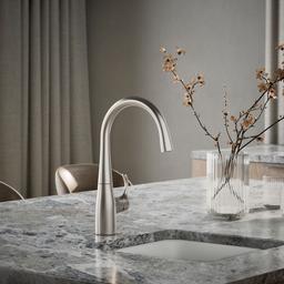 Kohler Simplice Single-handle bar sink faucet - Vibrant Stainless - image 2