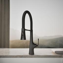Graze Semi-professional kitchen sink faucet with three-function sprayhead - image 5