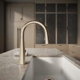 Graze Pull-down kitchen sink faucet with three-function sprayhead - image 7