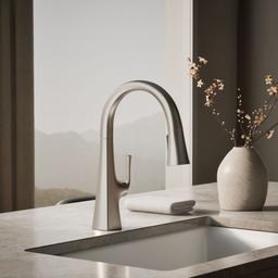 Graze Pull-down kitchen sink faucet with three-function sprayhead - image 2