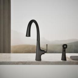 Graze Single-handle kitchen sink faucet with two-function side sprayer - image 5