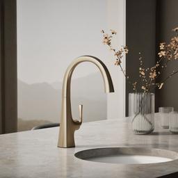 Kohler Graze Single-handle Bar Sink Faucet Vibrant Brushed Bronze - image 2