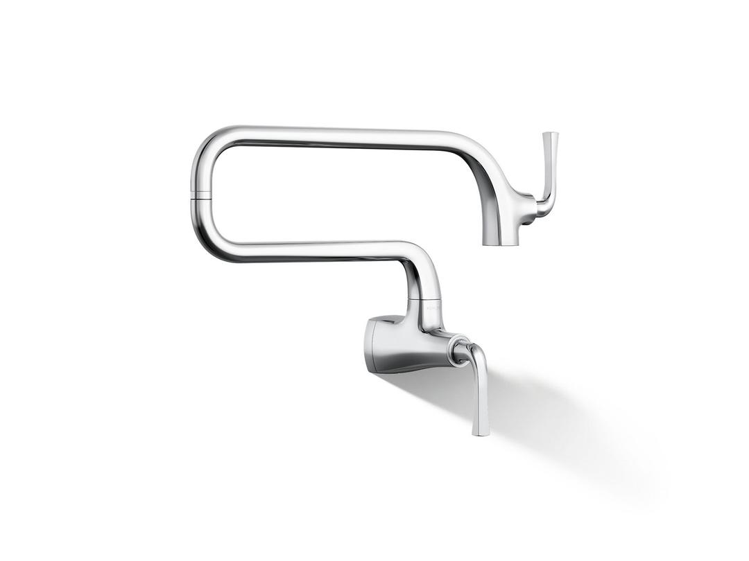 Kohler Graze Wall-mount pot filler - Polished Chrome by Kohler