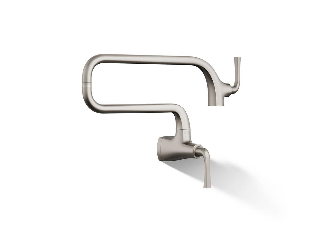 Kohler Graze Wall-mount pot filler - Vibrant Stainless by Kohler