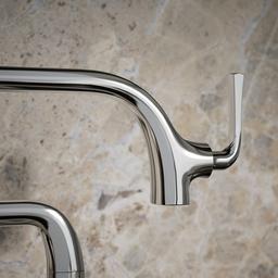 Graze Deck-mount pot filler - Polished Chrome - image 4