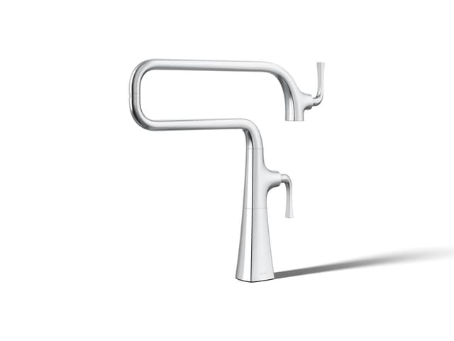 Kohler Graze Deck-mount pot filler - Polished Chrome
