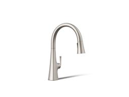 Graze Touchless pull-down kitchen sink faucet with three-function sprayhead - Vibrant Stainless - image 1