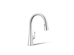 Graze Touchless pull-down kitchen sink faucet with KOHLER KonnectE and three-function sprayhead - Polished Chrome - image 1