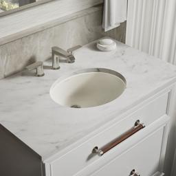 Kohler Caxton 17'' oval undermount bathroom sink - Biscuit - image 2