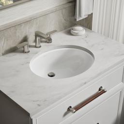 Kohler Caxton 19-1/4'' oval undermount bathroom sink - White - image 2