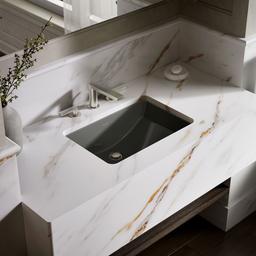 Kohler Ladena 21'' rectangular undermount bathroom sink - Thunder Grey - image 2