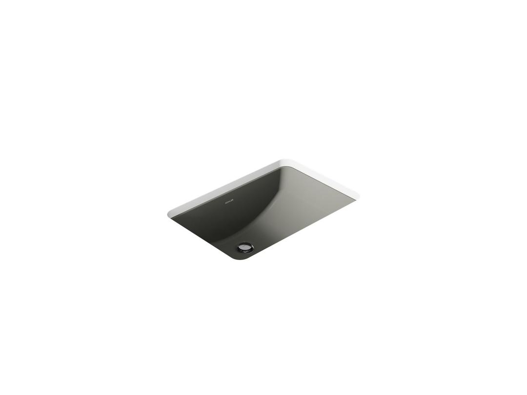 Kohler Ladena 21'' rectangular undermount bathroom sink - Thunder Grey by Kohler