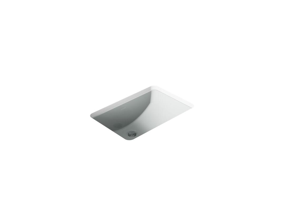 Kohler Ladena 21'' rectangular undermount bathroom sink - Ice Grey by Kohler