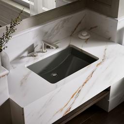 Kohler Ladena 23-1/4'' rectangular undermount bathroom sink - Thunder Grey - image 2