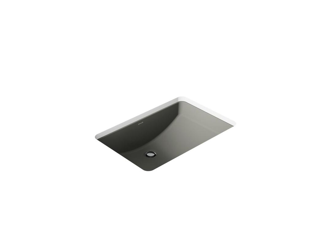 Kohler Ladena 23-1/4'' rectangular undermount bathroom sink - Thunder Grey by Kohler