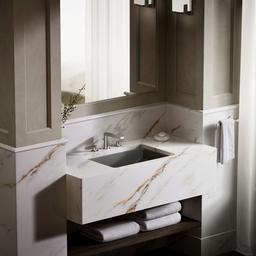 Kohler Ladena 23-1/4'' rectangular undermount bathroom sink - Thunder Grey - image 4