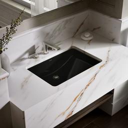 Kohler Ladena 23-1/4'' rectangular undermount bathroom sink - Black - image 2