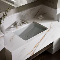 Kohler Ladena 23-1/4'' rectangular undermount bathroom sink - Ice Grey - image 2