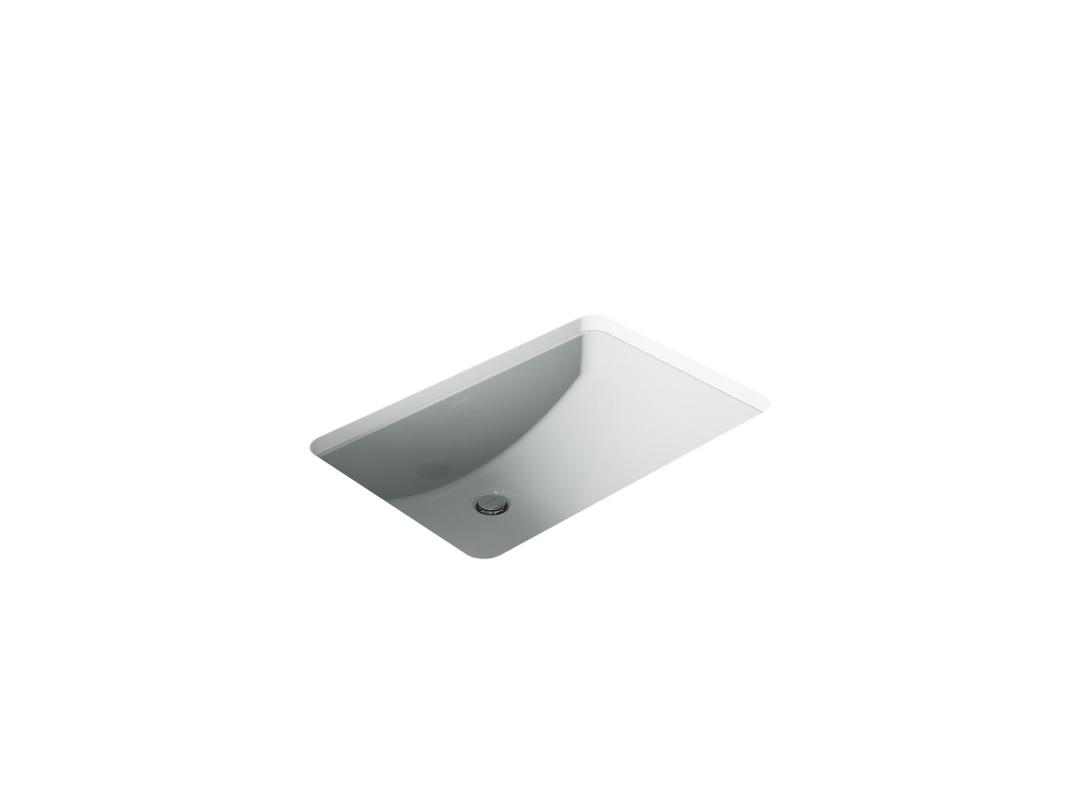 Kohler Ladena 23-1/4'' rectangular undermount bathroom sink - Ice Grey by Kohler