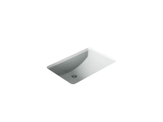 Kohler Ladena 23-1/4'' rectangular undermount bathroom sink - Ice Grey