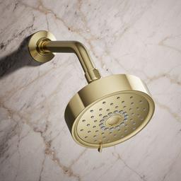 Kohler Purist Three-function showerhead, 2.5 gpm - Vibrant French Gold - image 2