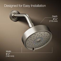 Kohler Purist Three-function showerhead, 1.75 gpm - Vibrant Brushed Nickel - image 3