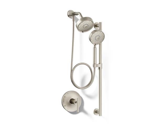 Kohler Purist Showering Kit, 1.75 gpm - Vibrant Brushed Nickel