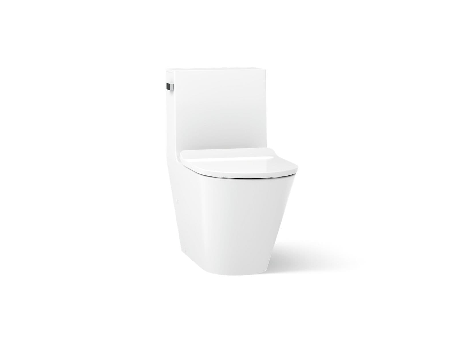 Kohler Brazn One-piece compact elongated toilet with skirted trapway, dual-flush - White by Kohler