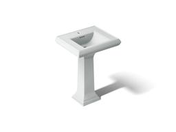 Kohler Memoirs Classic 24-1/4'' rectangular pedestal bathroom sink - Ice Grey - image 1